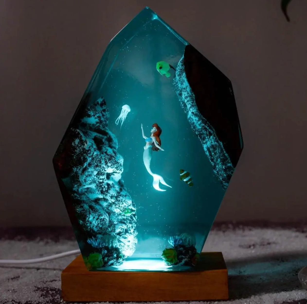 Ariel And Mermaid Lamp